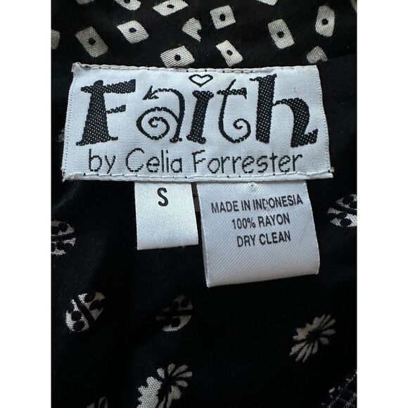Faith by Celia Forrester Retro Patchwork Vest Size Small - Picture 2 of 6